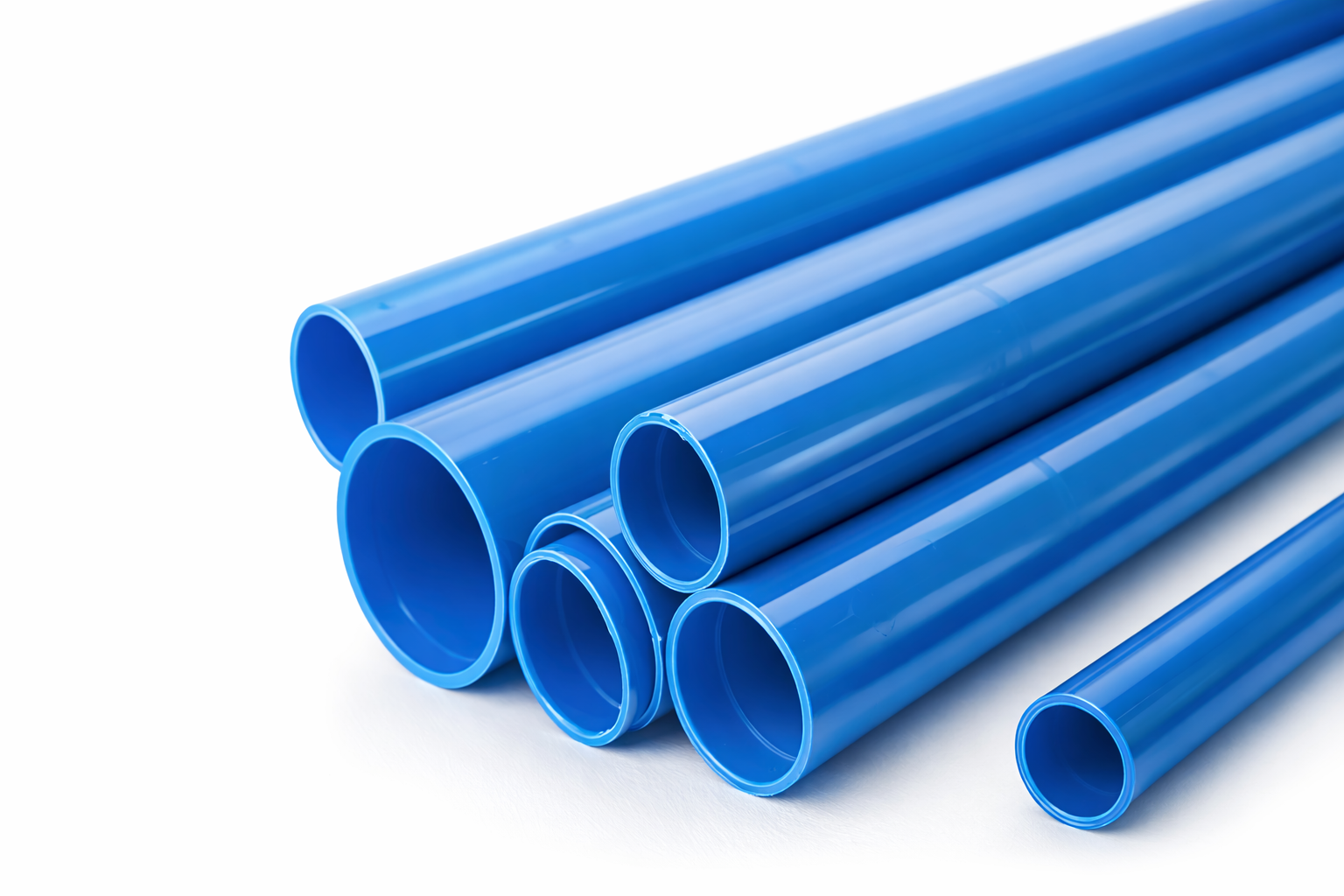 Extruded pipe and profile material